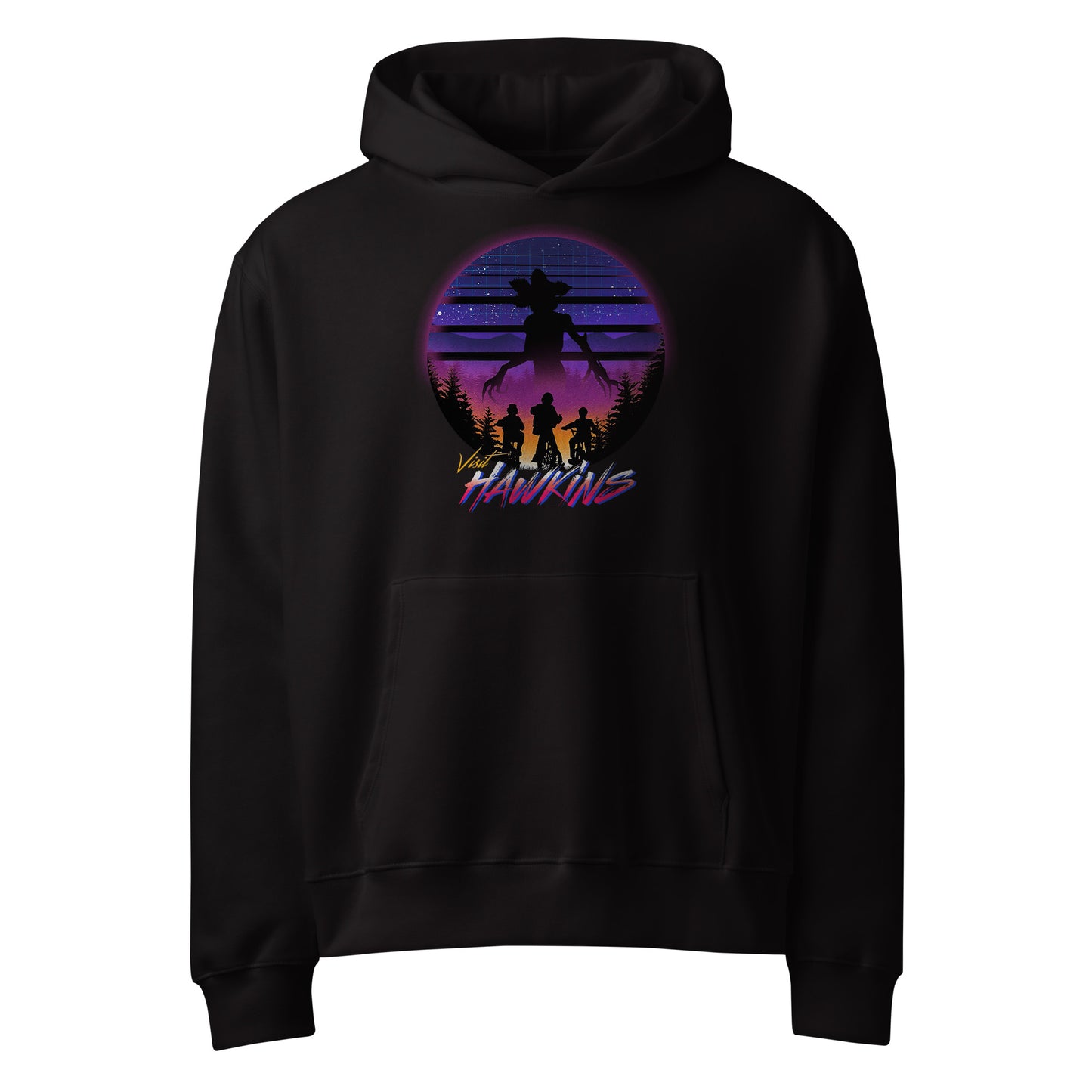 Kids Visit Hawkins Stranger Things Hoodie