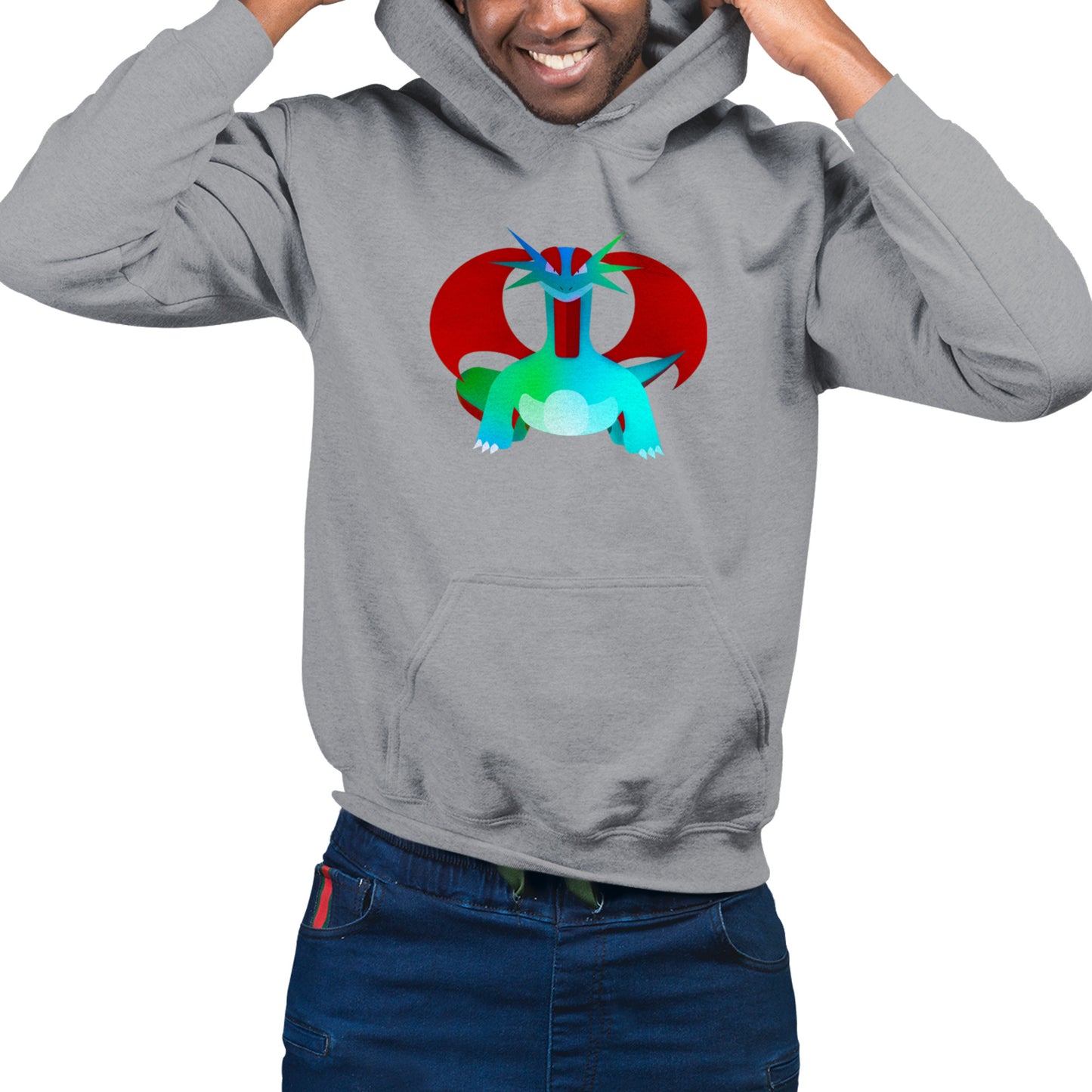 Salamence Pokemon Stylised Hoodie