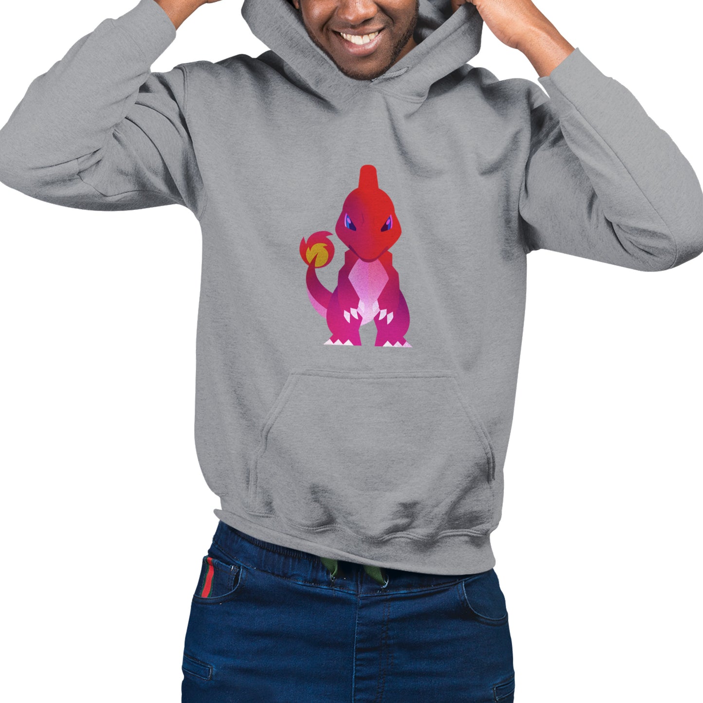 Charmeleon Pokemon Stylised Hoodie
