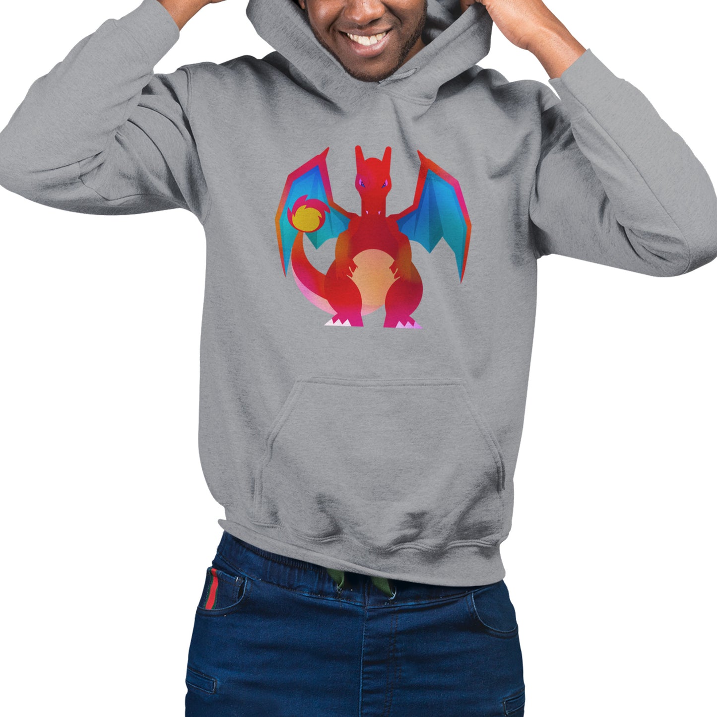 Charizard Pokemon Stylised Hoodie