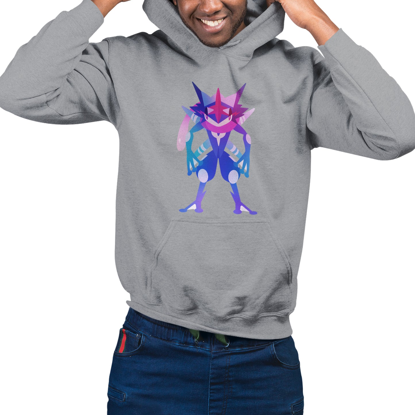 Greninja Pokemon Stylised Hoodie
