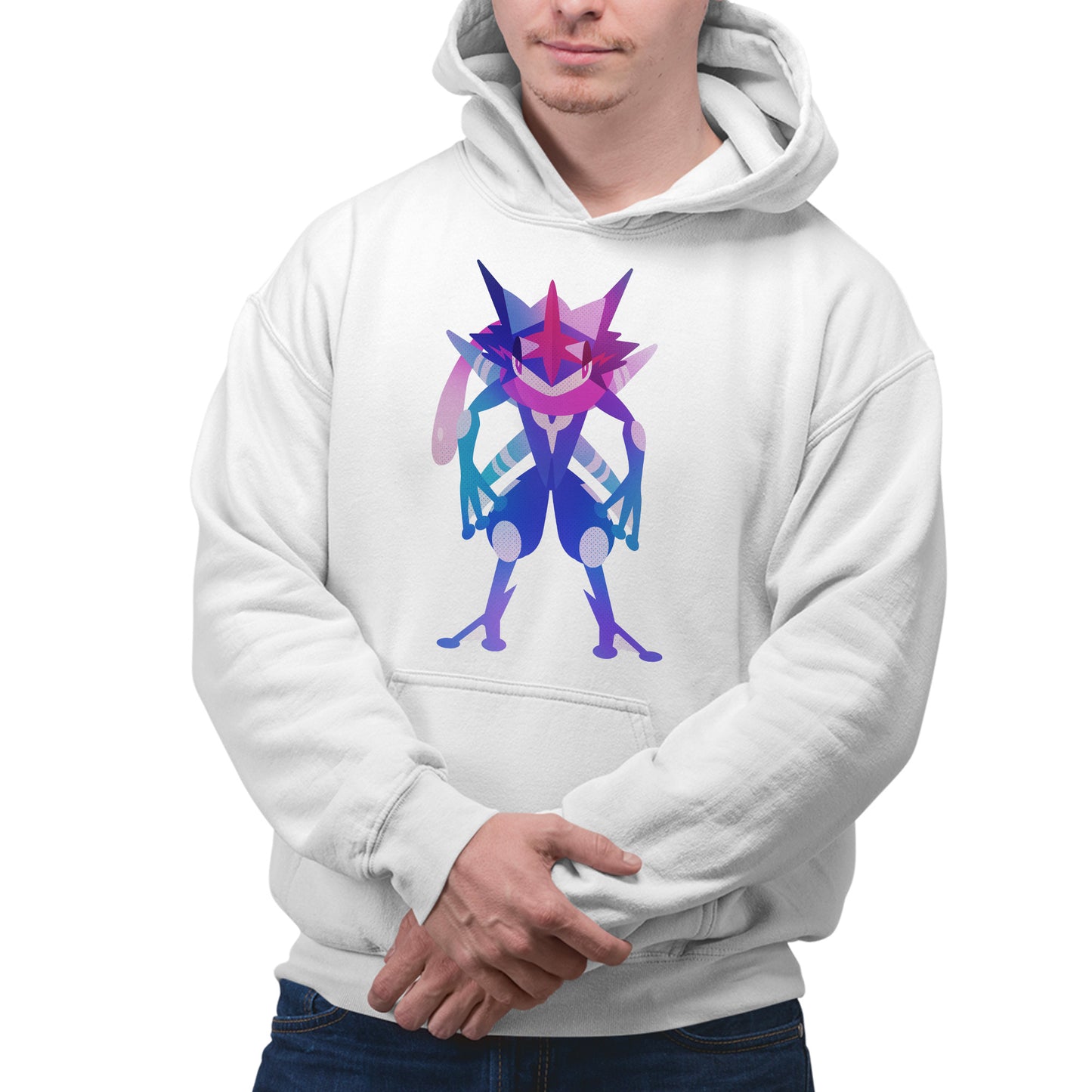 Greninja Pokemon Stylised Hoodie