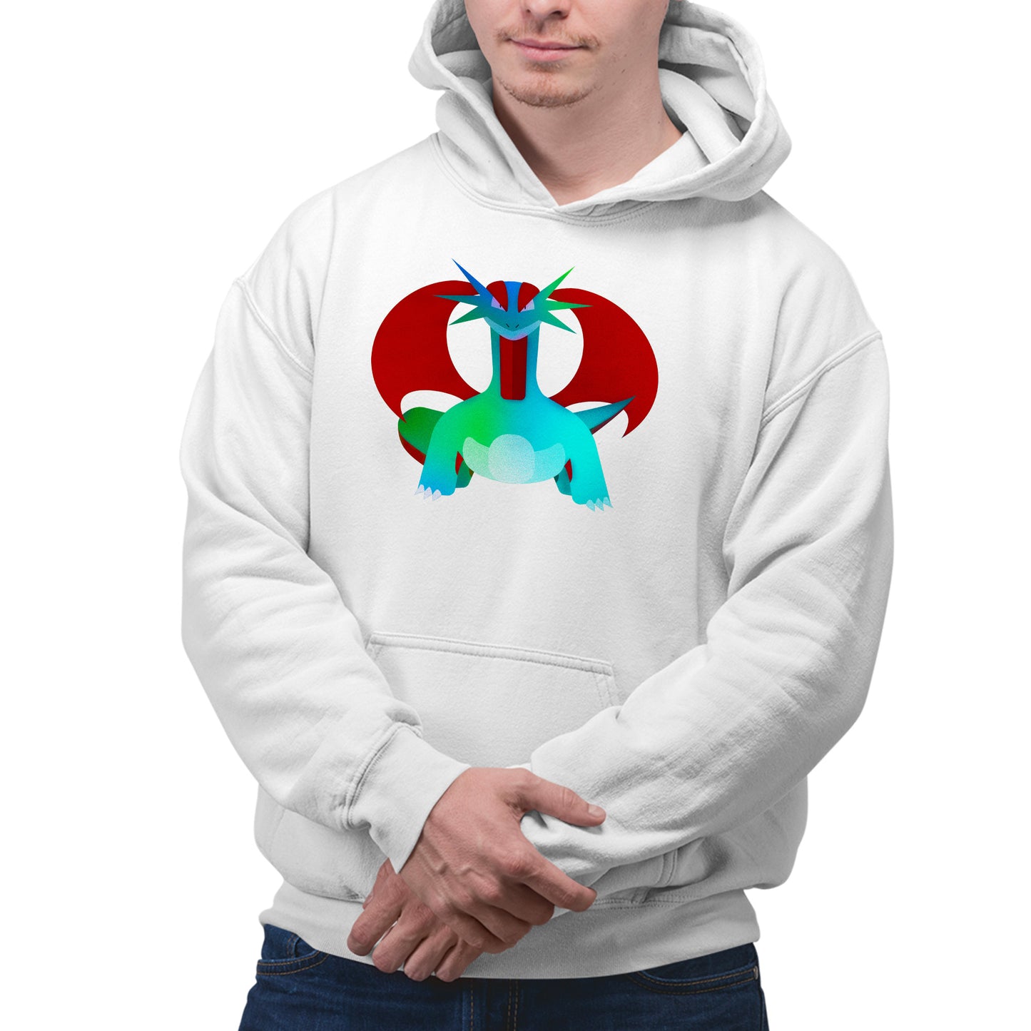 Salamence Pokemon Stylised Hoodie