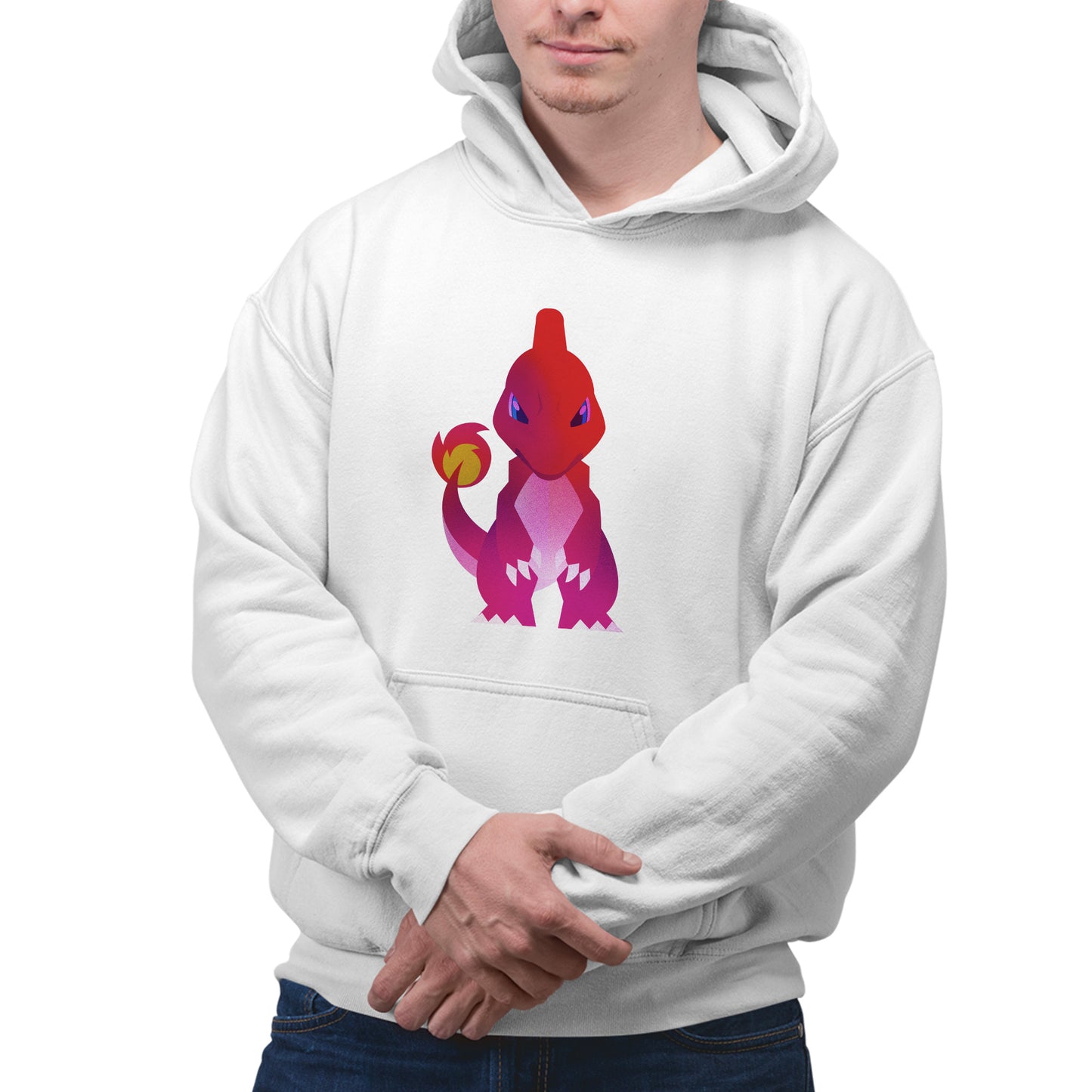 Charmeleon Pokemon Stylised Hoodie