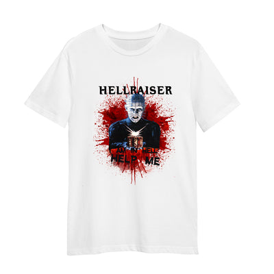 Hellraiser Horror Movie White T-shirtPerfect Gift Tee