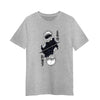 Jujutsu Kaisen Satoru Gojo Art Anime Manga Lover Fans Adult Unisex Grey T-shirt