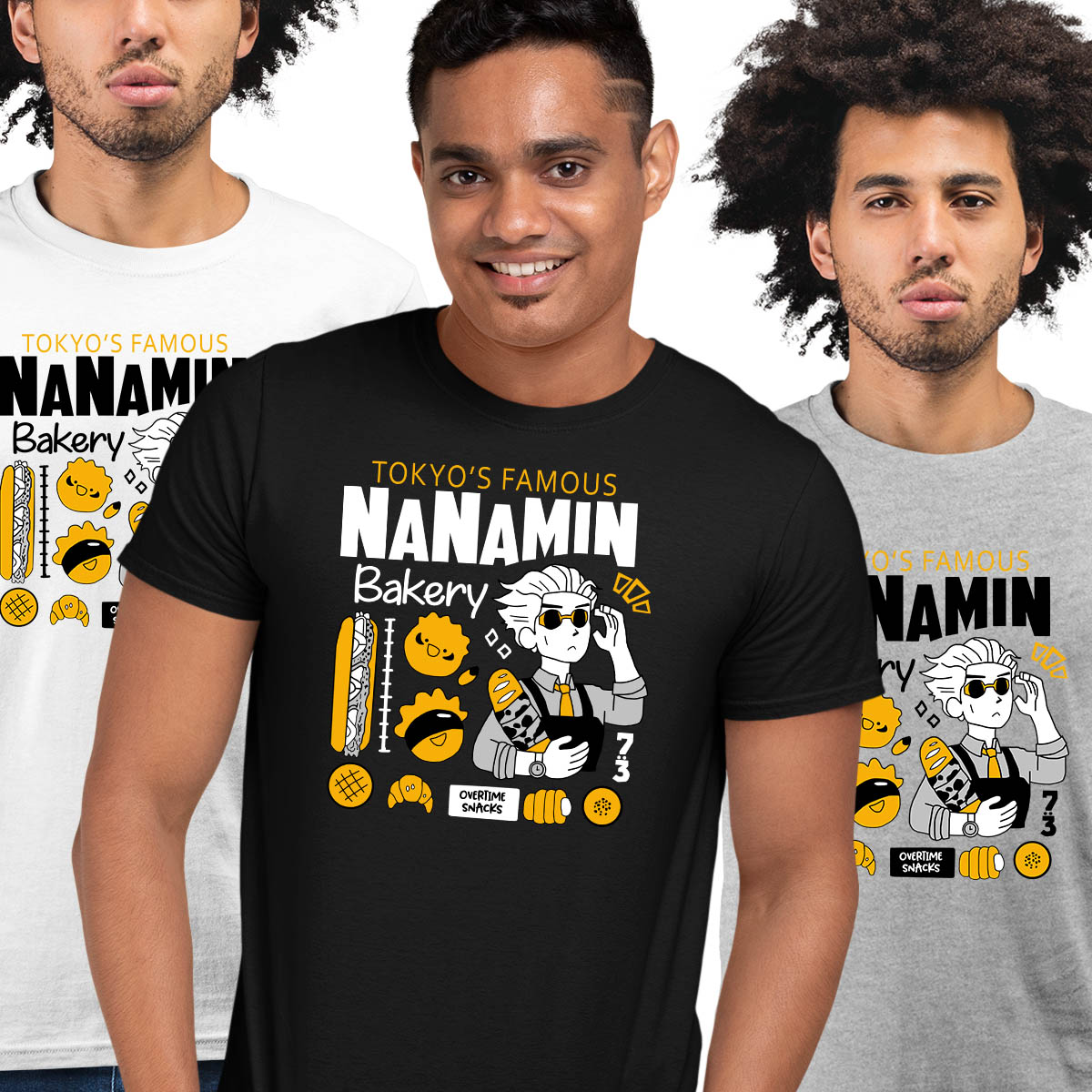 Jujutsu Kaisen Tokyo's Famous Nanamin Bakery Adult Unisex T-shirt