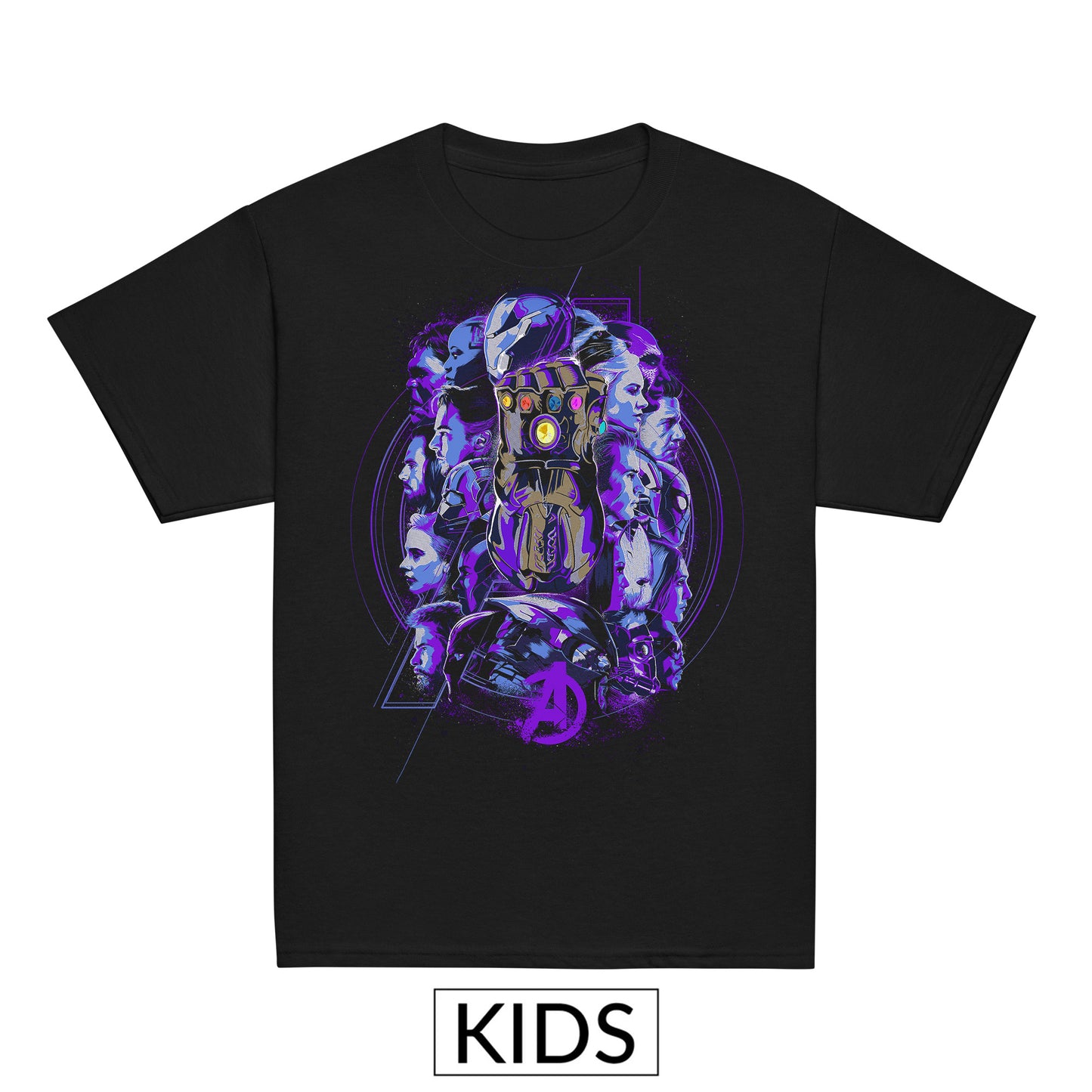 Kids Avengers Endgame Infinity Glove T-shirt