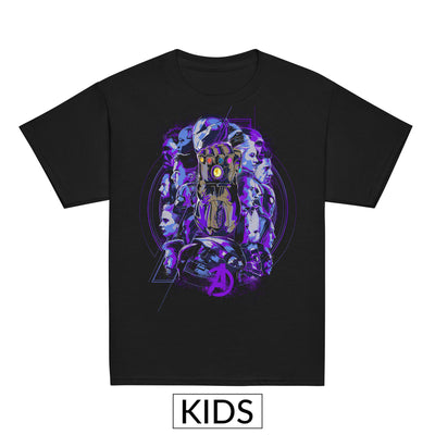 Kids Avengers Endgame Infinity Glove T-shirt