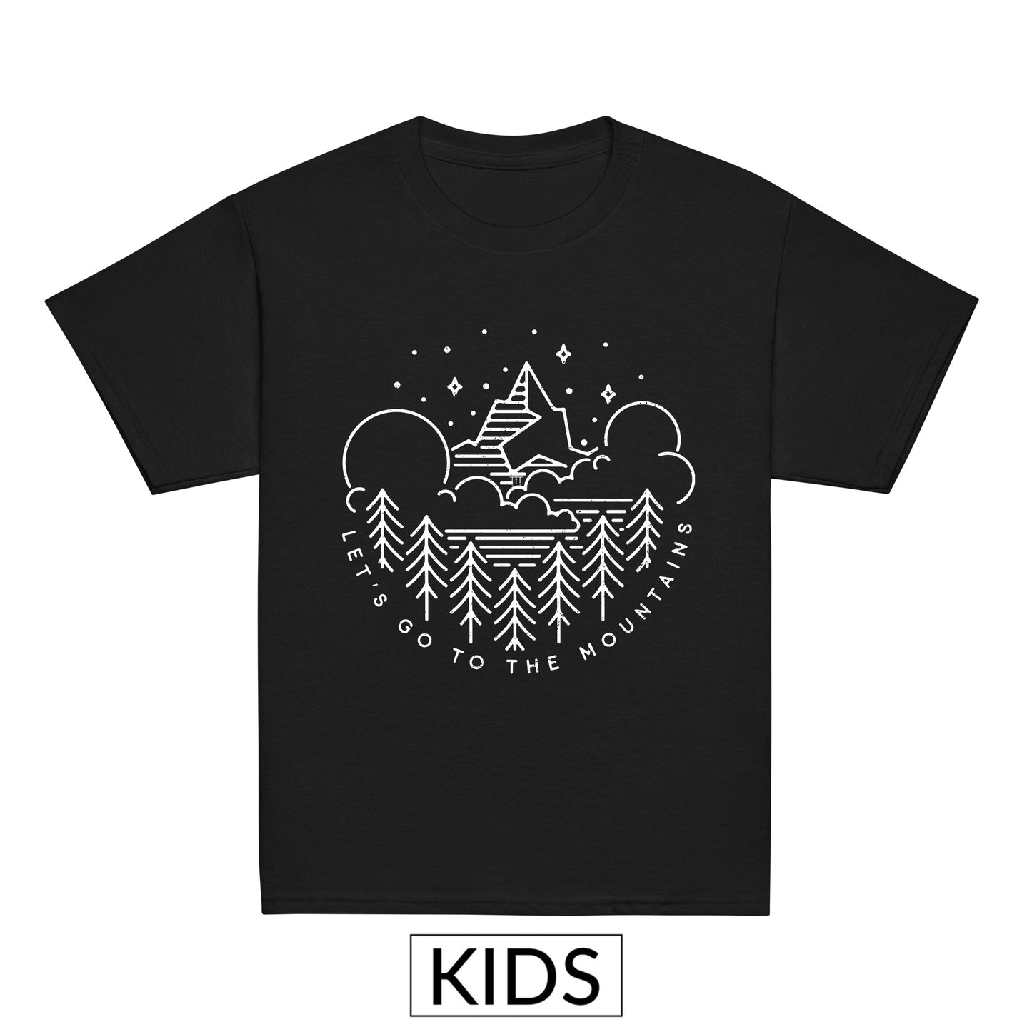 Kids Let's Go To The Mountains T-shirt