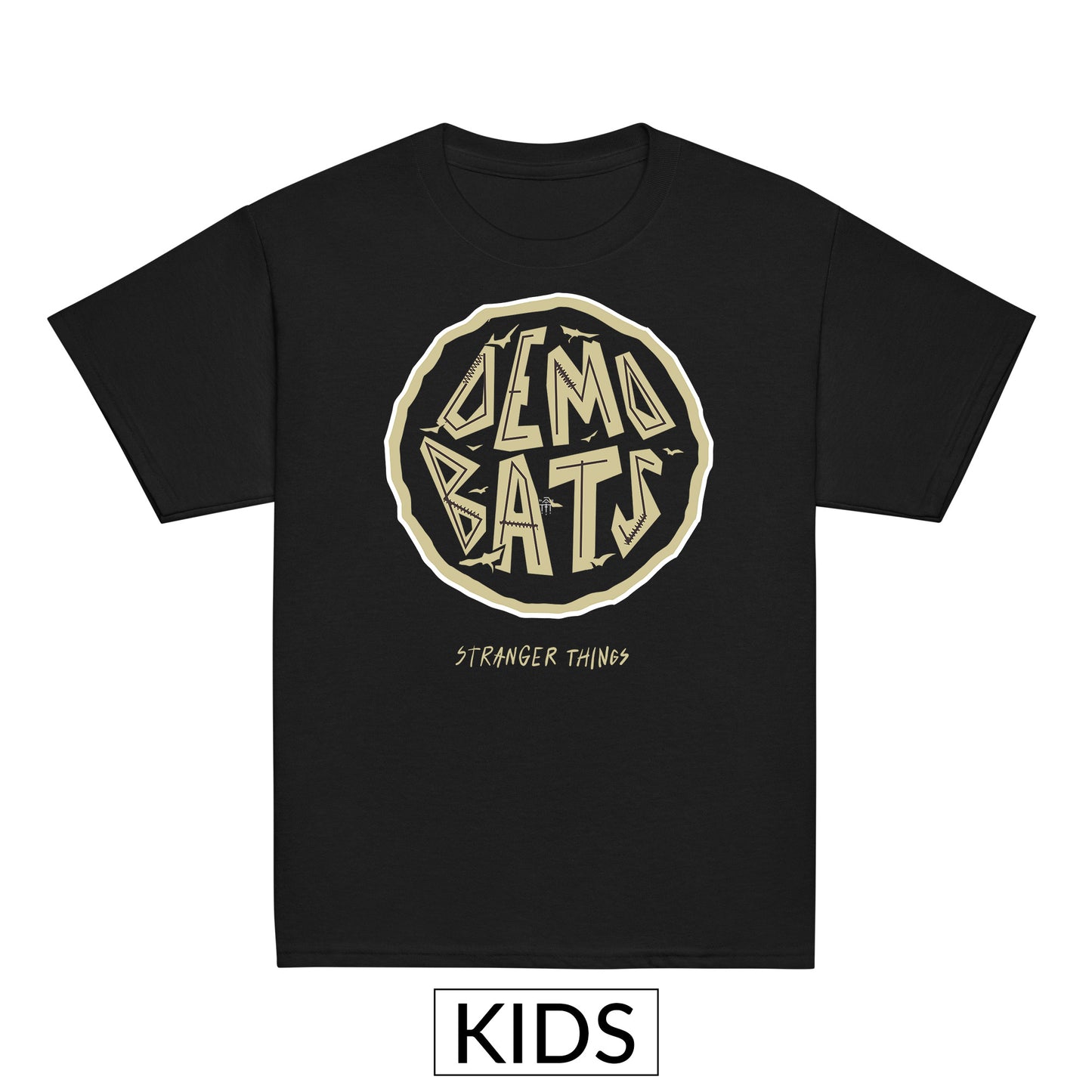 Kids Demo Bats Stranger Things T-Shirt