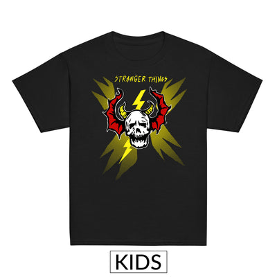 Kids Stranger Things Hellfire Club Hawkings T-Shirt