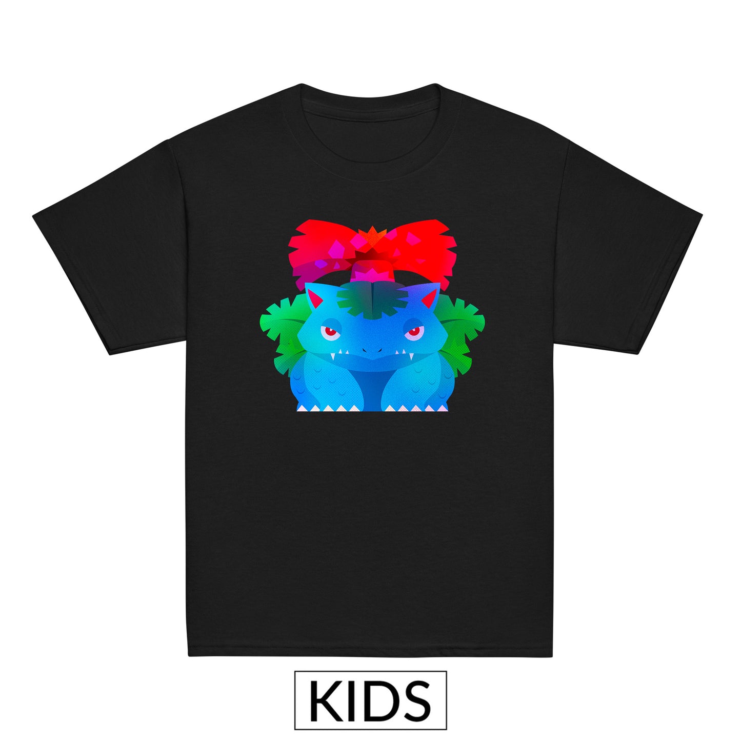 Kids Venusaur Pokemon Stylised T-shirt