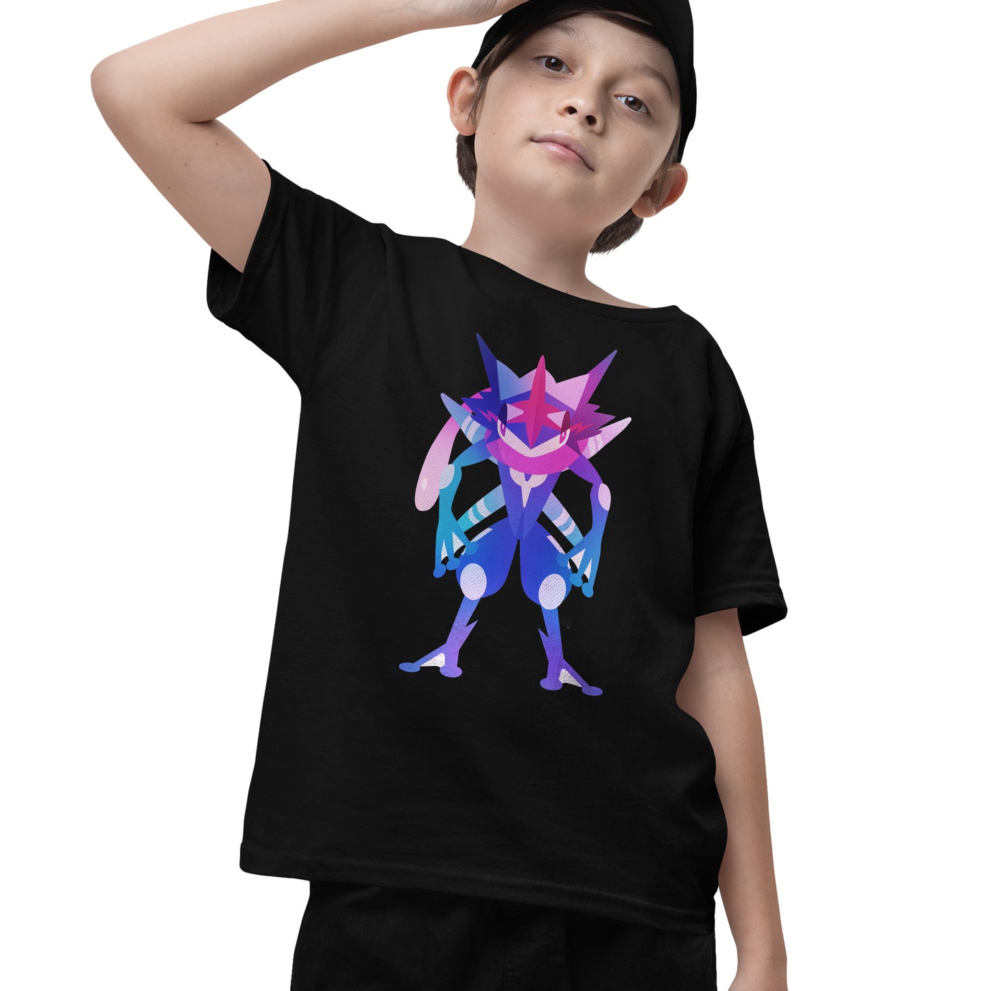 Kids Greninja Pokemon Stylised T-shirt