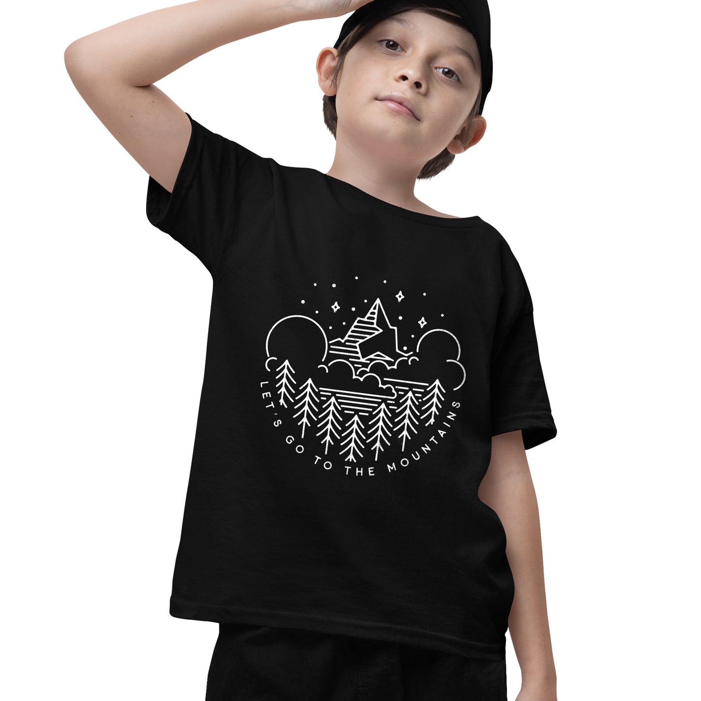 Kids Let's Go To The Mountains T-shirt