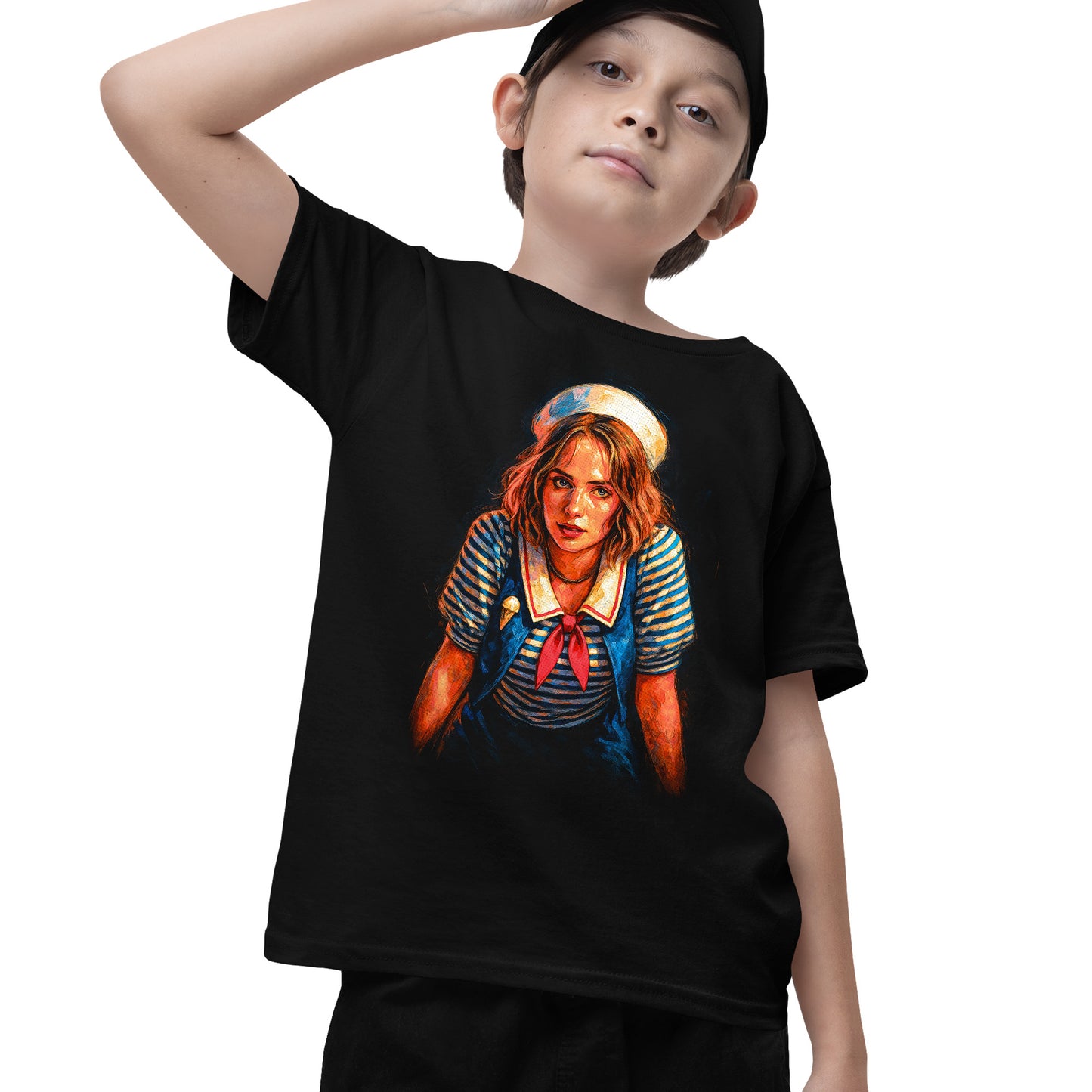 Kids Robyn Scoops Ahoy Stranger Things T-shirt