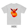 Kids Flareon Pokemon Stylised T-shirt