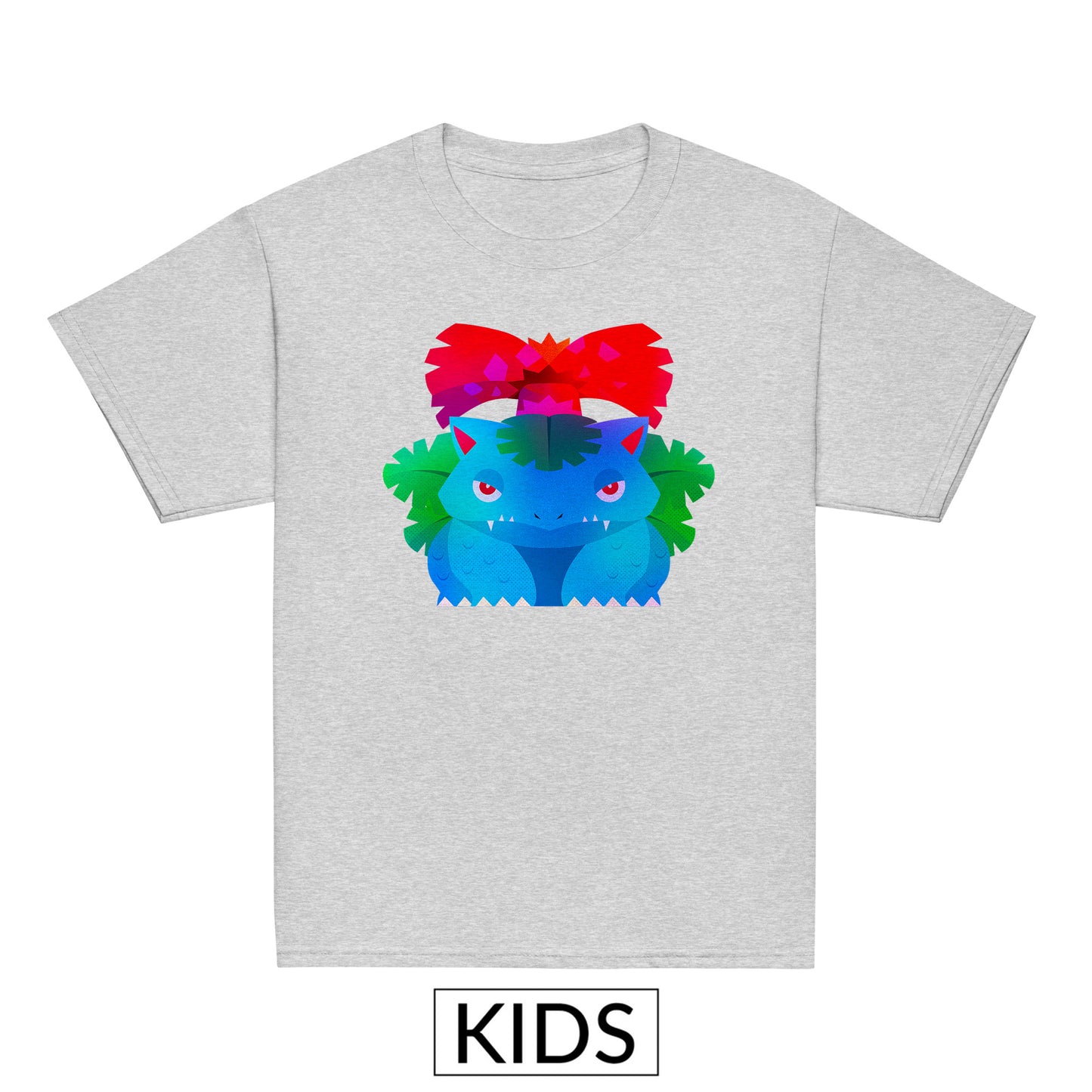 Kids Venusaur Pokemon Stylised T-shirt