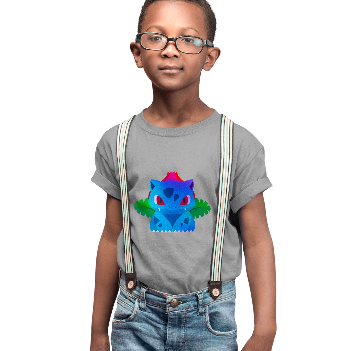 Kids Ivysaur Pokemon Stylised T-shirt