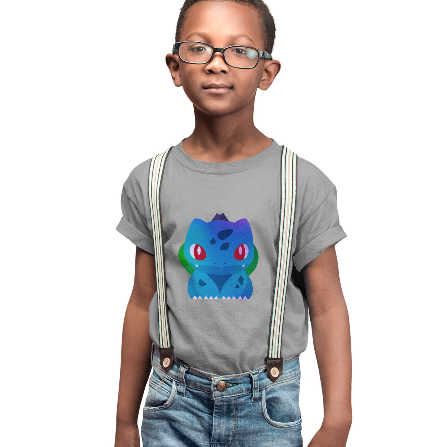 Kids Bulbasaur Pokemon Stylised T-shirt