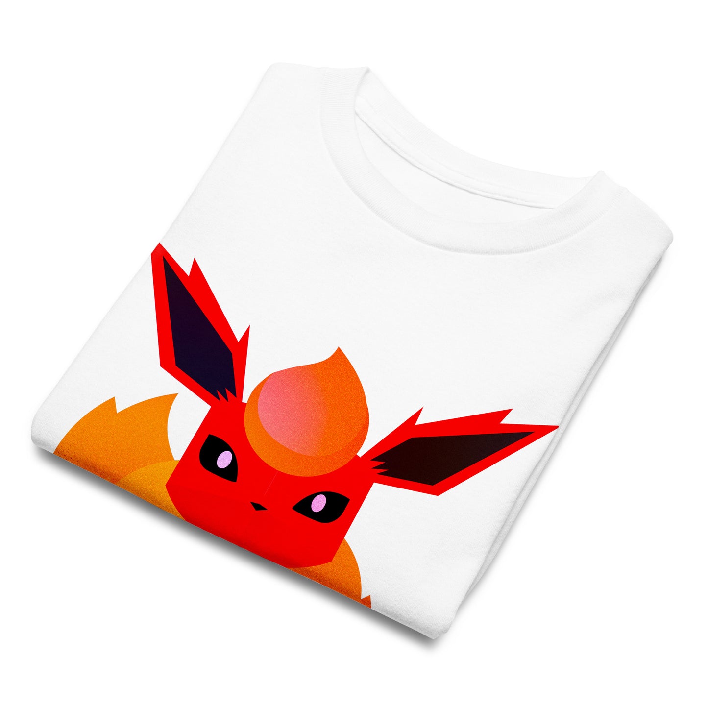 Kids Flareon Pokemon Stylised T-shirt