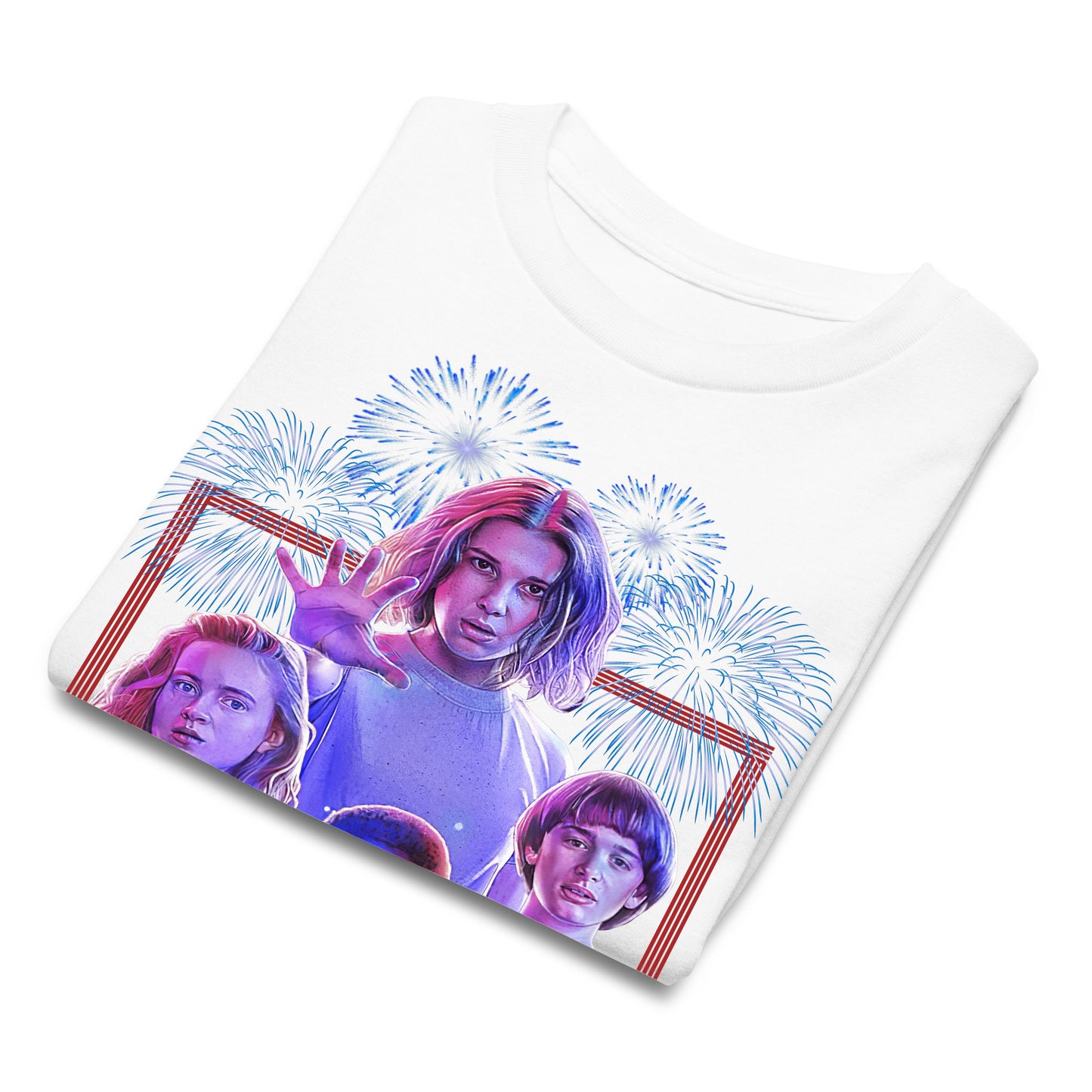 Kids Stranger things 90s movie t-shirt