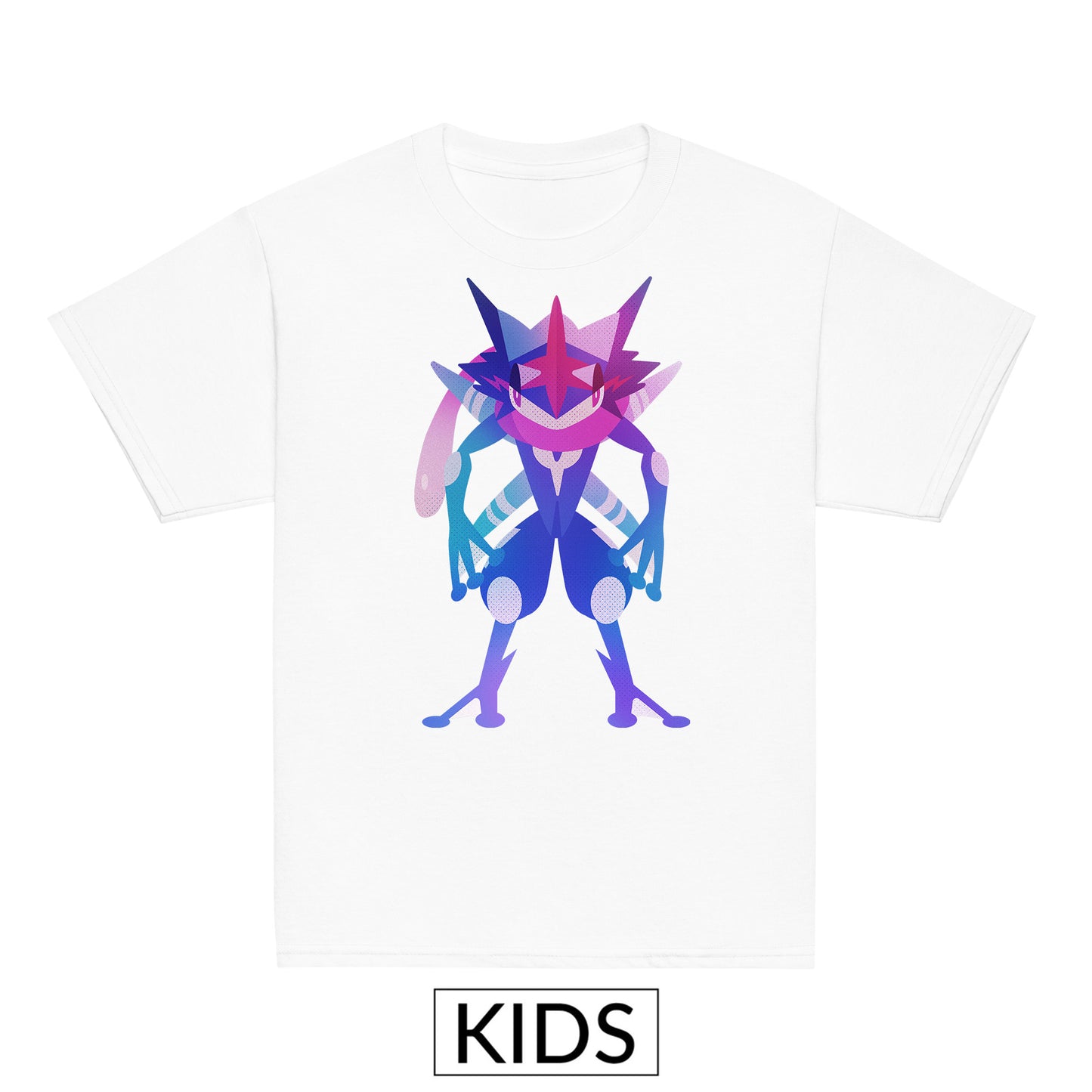 Kids Greninja Pokemon Stylised T-shirt