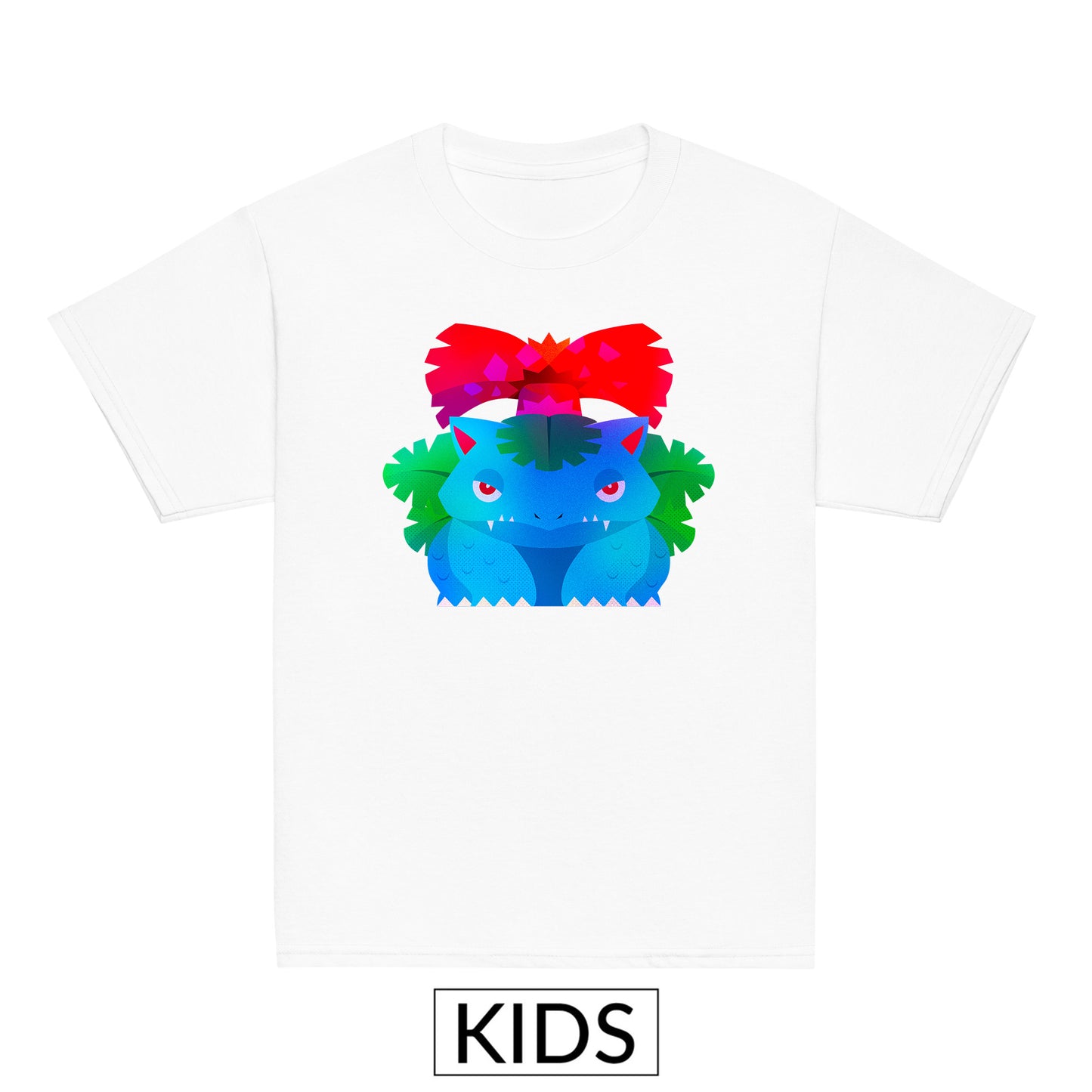 Kids Venusaur Pokemon Stylised T-shirt