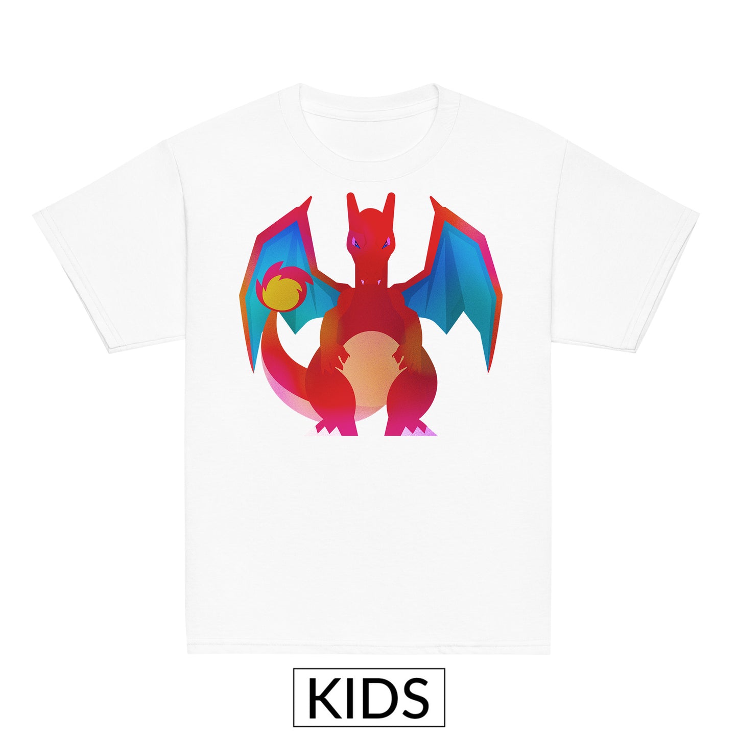 Kids Charizard Pokemon Stylised T-shirt