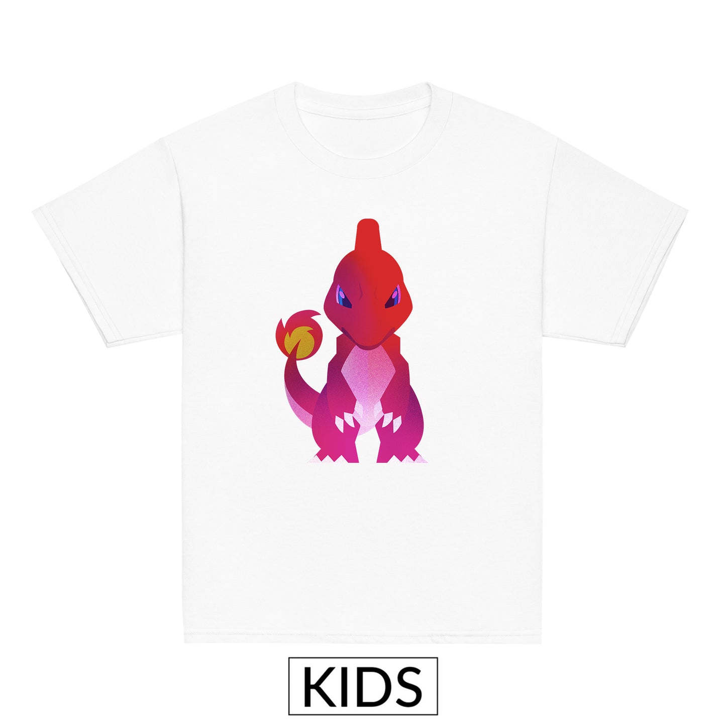 Kids Charmeleon Pokemon Stylised T-shirt