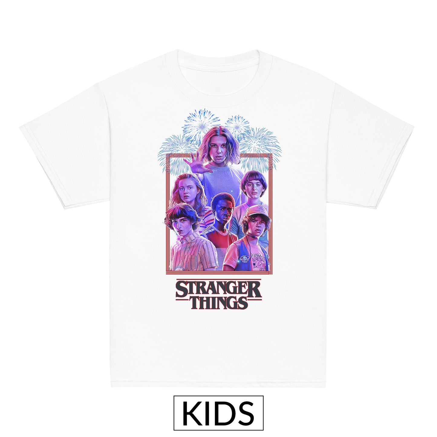 Kids Stranger things 90s movie t-shirt
