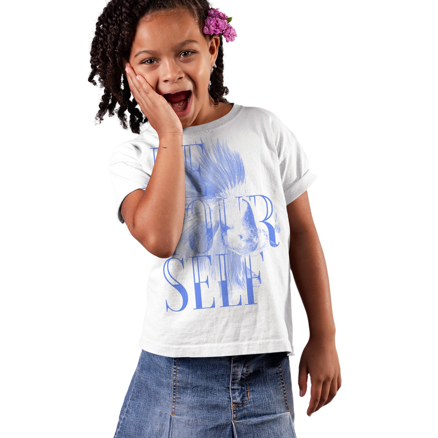 Kids Be Your Self Fish T-shirt