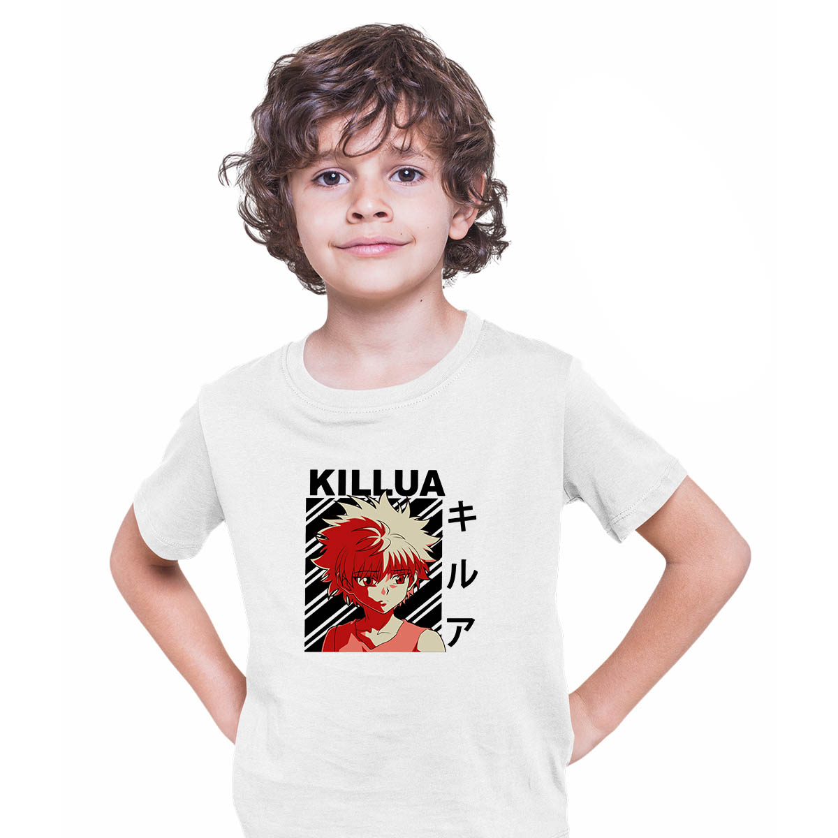 Killua Hunter X Hunter Japanese Anime T-shirt for Kids