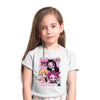 Manga Kimetsu No Yaiba Demon Slayer Tanjiro Nezuko And Zenitsu Anime white T-shirt for Kids