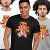 Kyojuro Rengoku Pokemon Charmander Demon Slayer Manga Anime Adult Unisex T-shirt