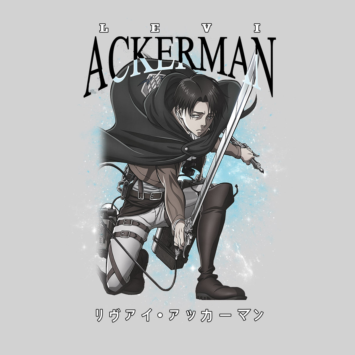 Levi Ackerman Manga AOT Attack On Titan Anime Gift Adult Unisex T-shirt