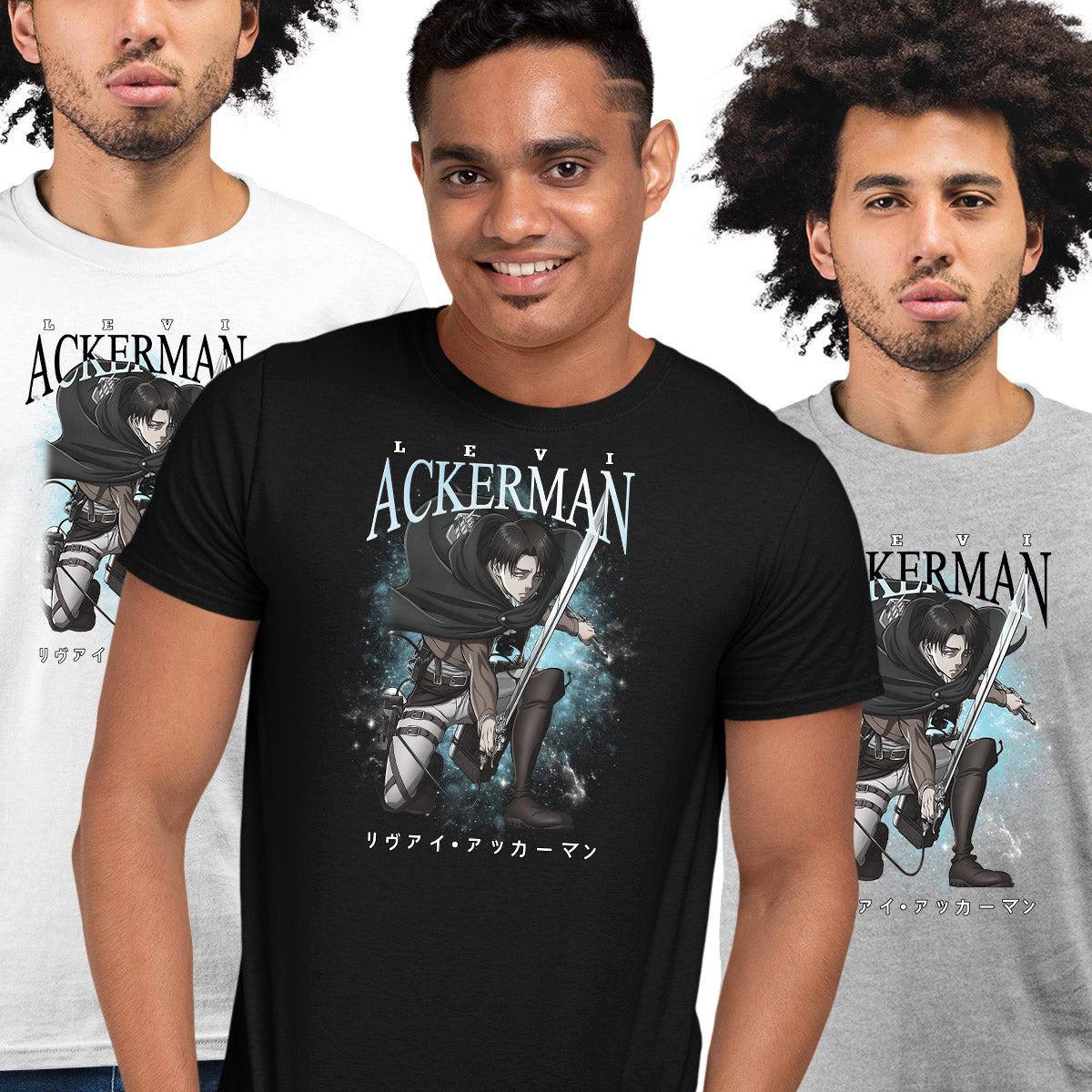 Levi Ackerman Manga AOT Attack On Titan Anime Gift Adult Unisex T-shirt