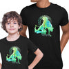 Link's Adventure Legend of Zelda Black T-shirt