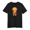 Zenitsu Demon Slayer Graphic Art Kimetsu no Yaiba Japanese Anime Manga Adult Unisex Black T-shirt