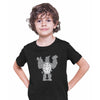 Madara Uchiha Susanoo Naruto Japanese Anime Manga Black T-shirt for Kids