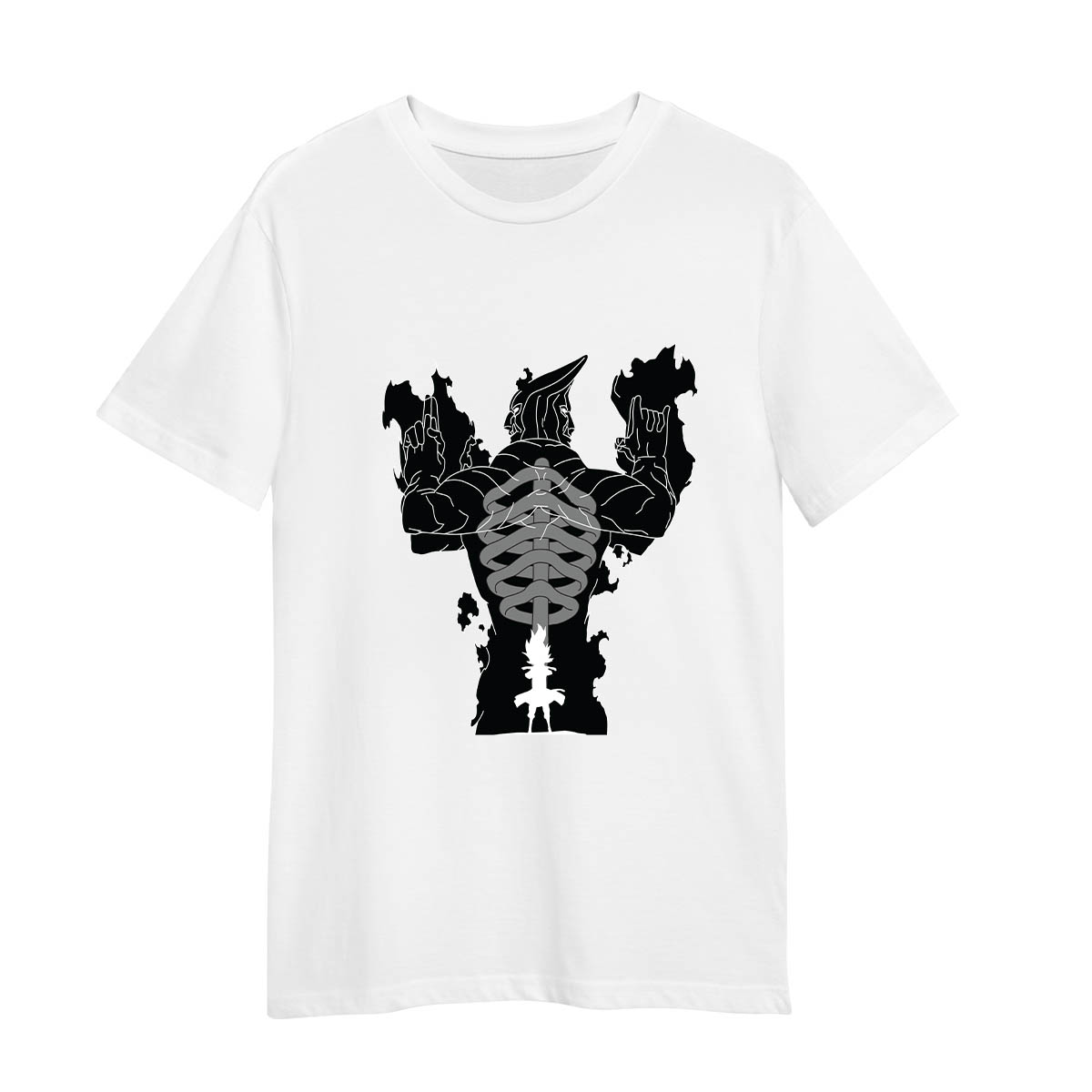 Madara Uchiha Susanoo Naruto Japanese Anime Manga Adult Unisex White T-shirt