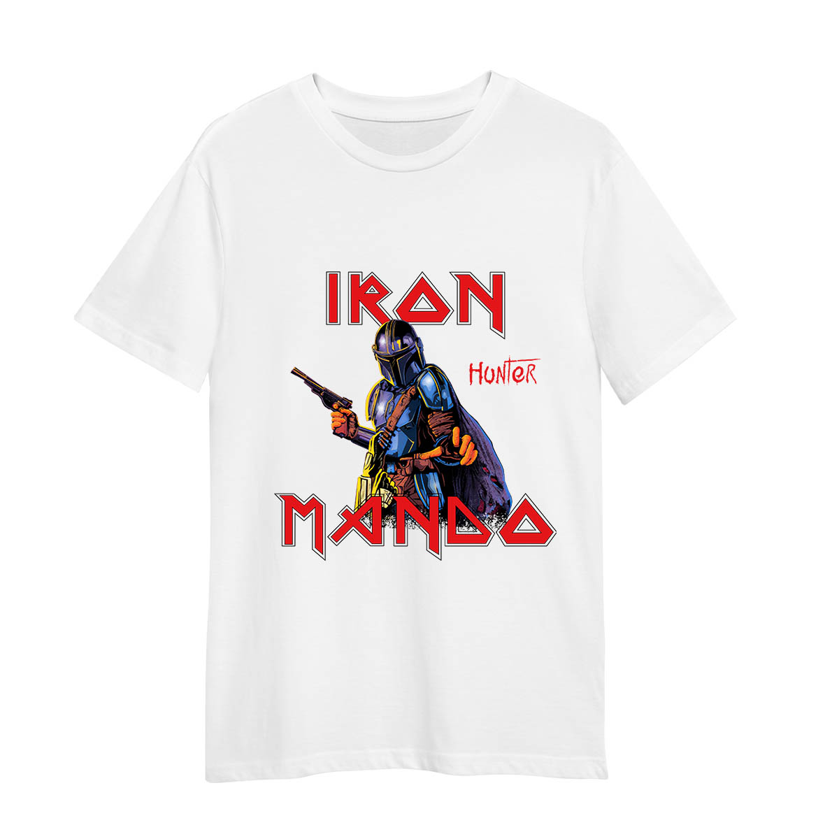 Iron Mando Hunter Tee Mandalorian Funny Unisex T-Shirt