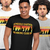 Middle Earth Hiking Club Frodo Gandaf Adult funny Black T-Shirt