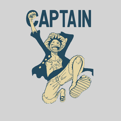 Monkey D. Luffy Captain Anime Manga Japanese  T-shirt for Kids