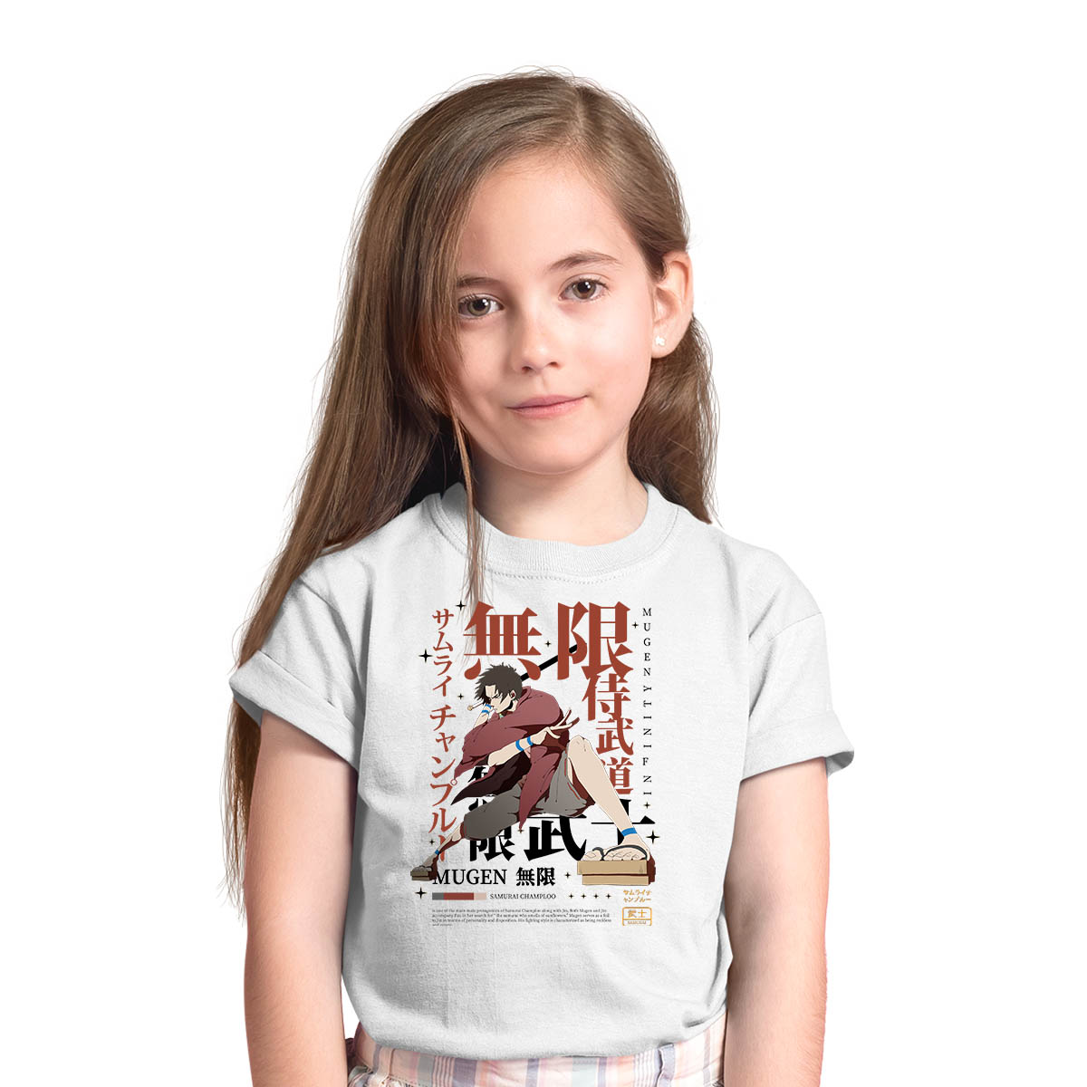 Mugen Samurai Champloo Mugen Infinity Japanese Anime T-shirt for Kids