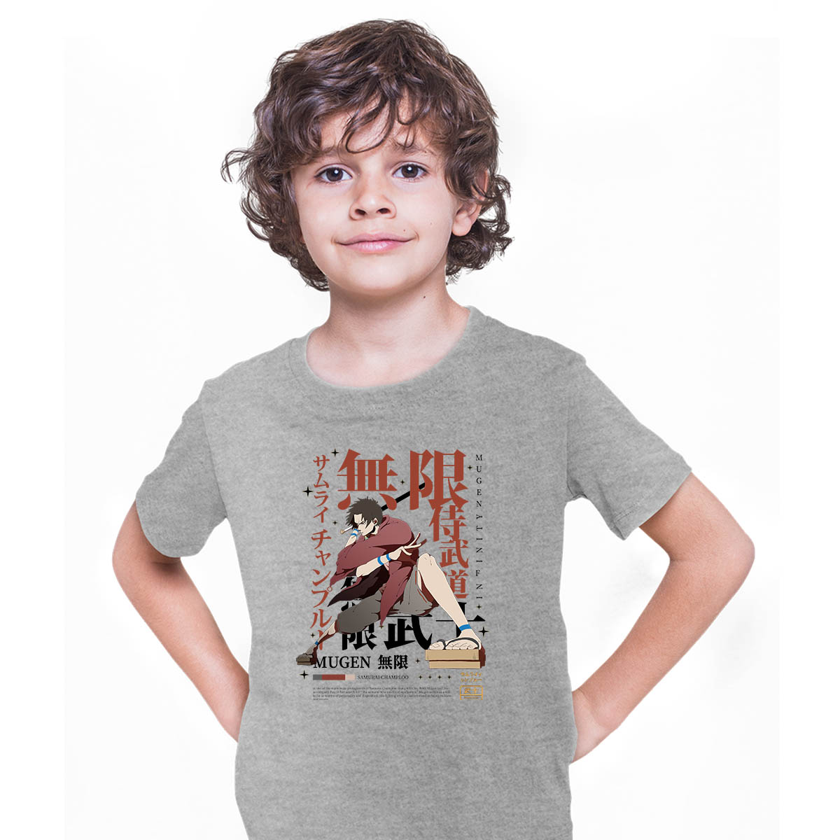 Mugen Samurai Champloo Mugen Infinity Japanese Anime T-shirt for Kids