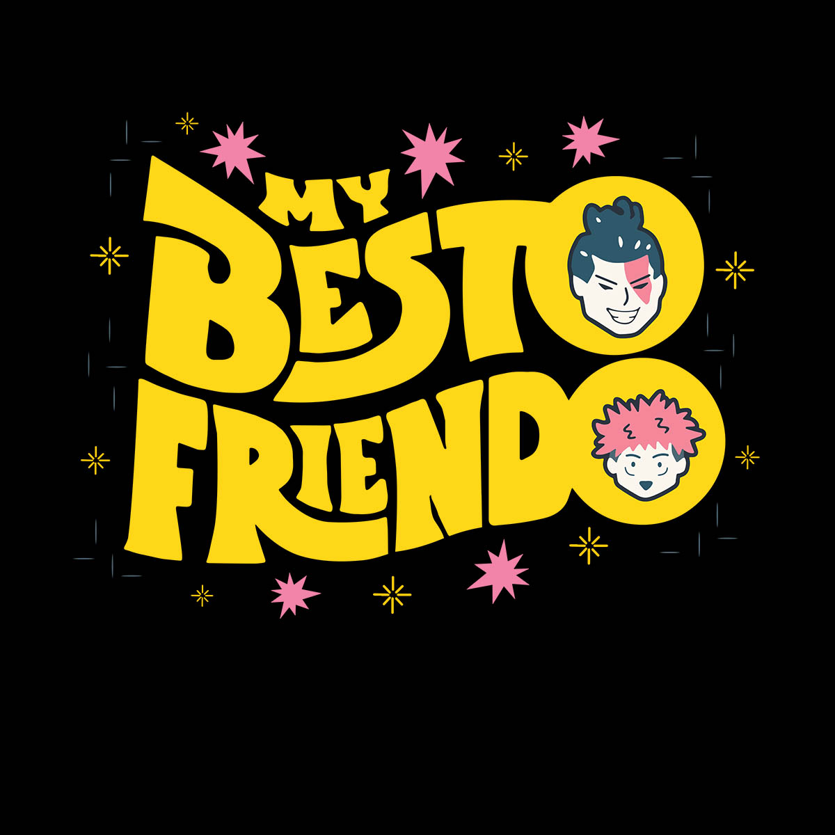 My Besto Friendo Jujutsu Kaisen Todo Aoi Anime T-shirt for Kids
