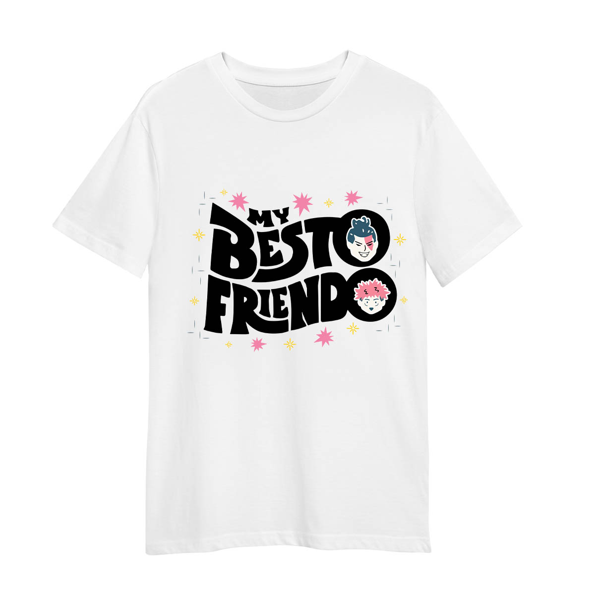 My Besto Friendo Anime Jujutsu Kaisen Todo Aoi Adult Unisex White T-shirt