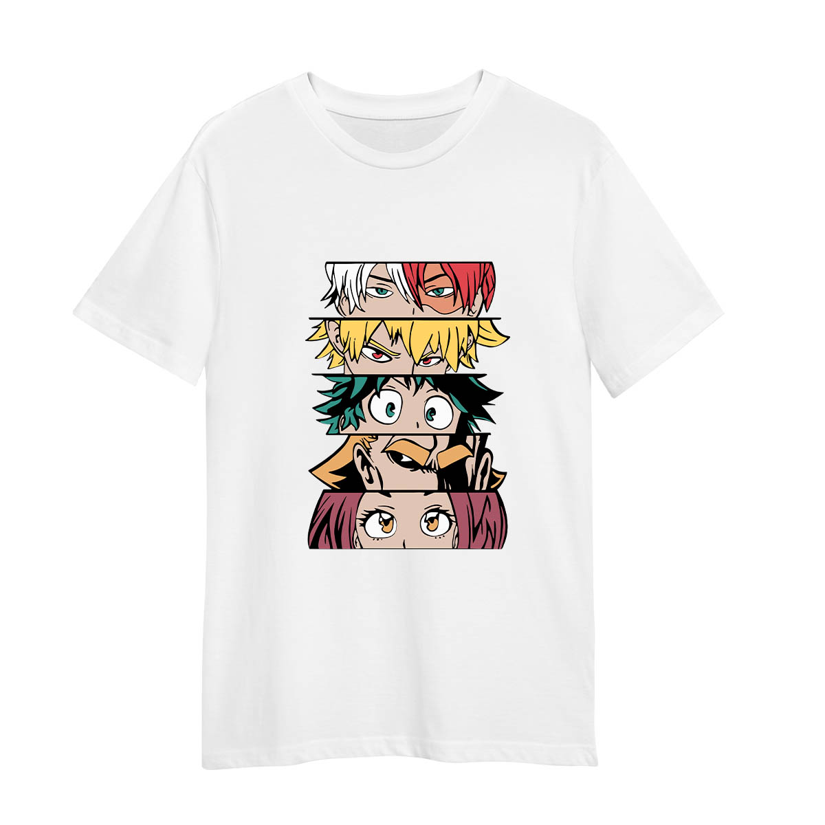 My Hero Academia Characters Anime Manga Love Unisex White T-shirt
