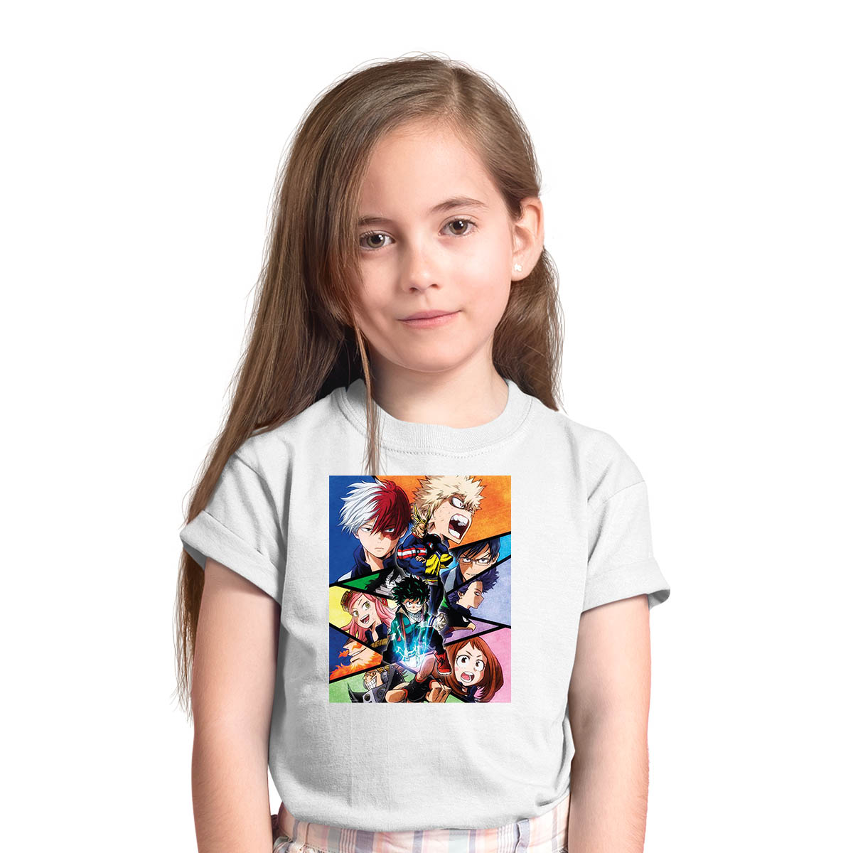My Hero Academia Characters Graphic Art Anime Manga T-shirt for Kids